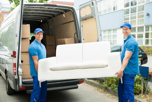 Professional movers in Watford helping with a home relocation
