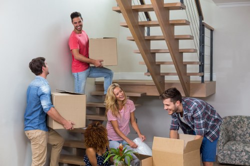 Removal team planning a home move in Watford