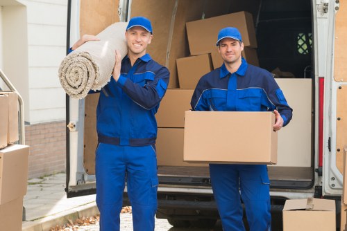 Packing boxes for a Watford flat move