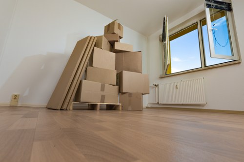 Local removal van ready for a Watford relocation