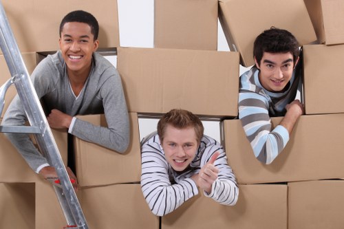 Urgent house move service with moving van in Watford