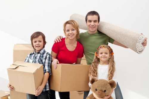 Moving day preparations inside a Watford property