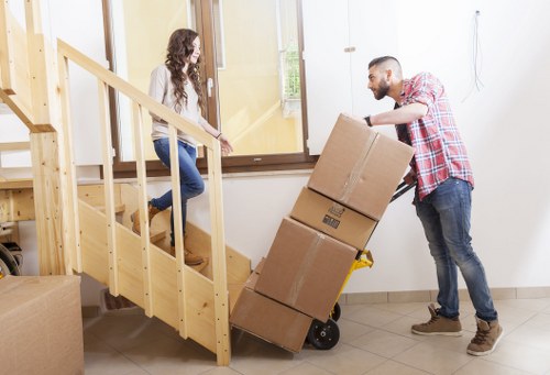 Efficient house removals service in Watford with transport van