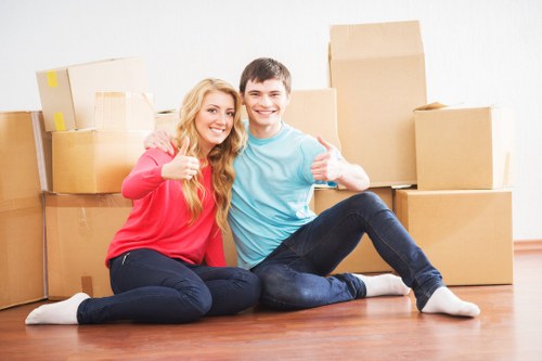 People using storage in Watford for household and student belongings