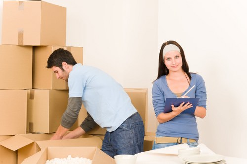 Local Watford office removals team supporting a commercial relocation