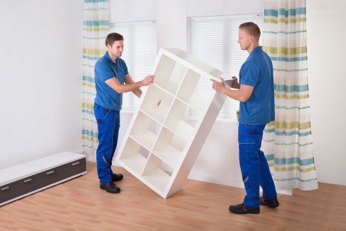 Supervisor examining evidence for a house moving issue