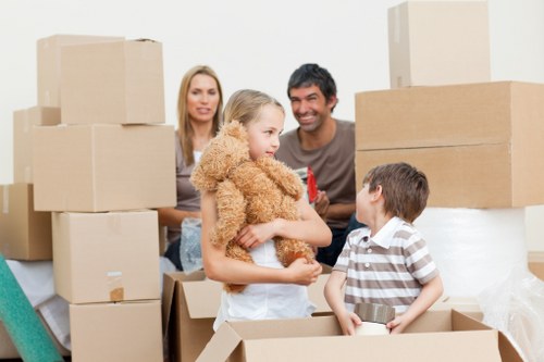 Commercial furniture moving service in Watford office